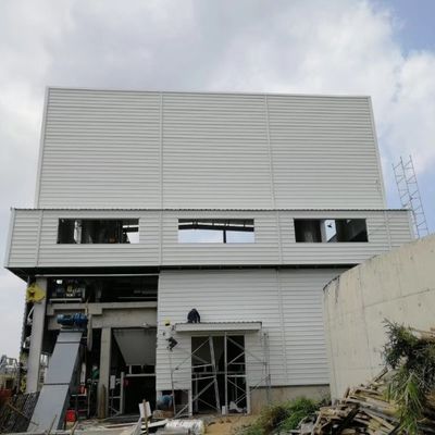 Nowoczesny tani domek prefabrykowany warsztaty konstrukcji stalowych z panelem kanapkowym