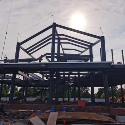 Budowa stalowa konstrukcja prefabrykowana Budowa metalowa konstrukcja stalowa szopka