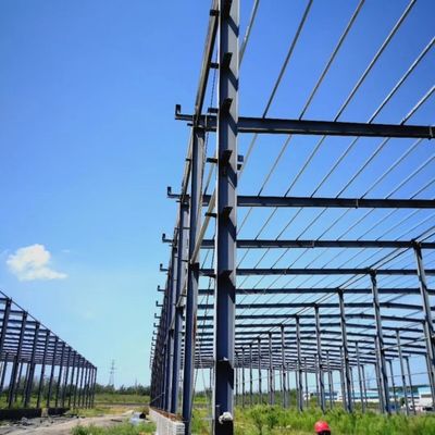 Portal ramy stalowej struktury magazyn do przechowywania ze stali sekcji H