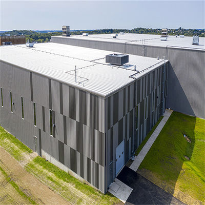 Warsztat prefabrykowanych lekkich stalowych ram Stalowy zakład przetwórstwa kukurydzy