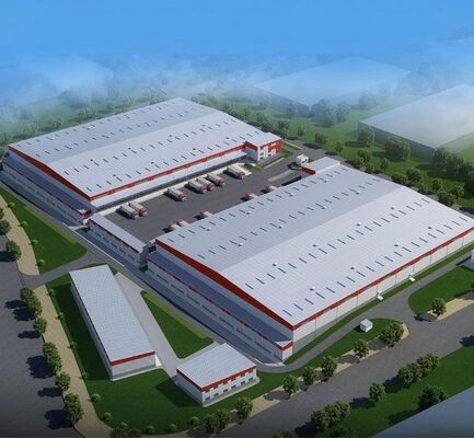 Q355/ Q235 Warsztaty konstrukcji stalowych z obsługą przetwarzania odwijania