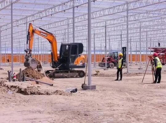 Szklarnia polietylenowa o ciągłym rozciągnięciu dla uprawy kwiatów wysokiej jakości