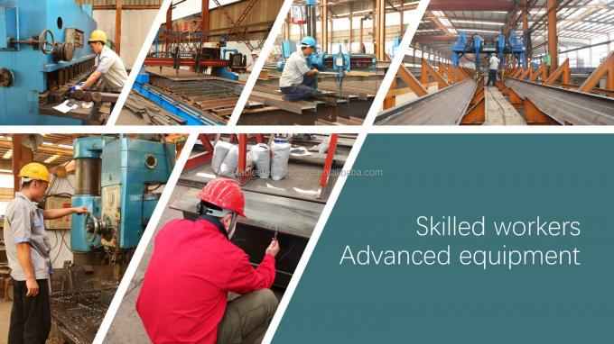 Siatka Prefabrykowane metalowe budynki magazynowe o dużej rozpiętości ISO9001 0