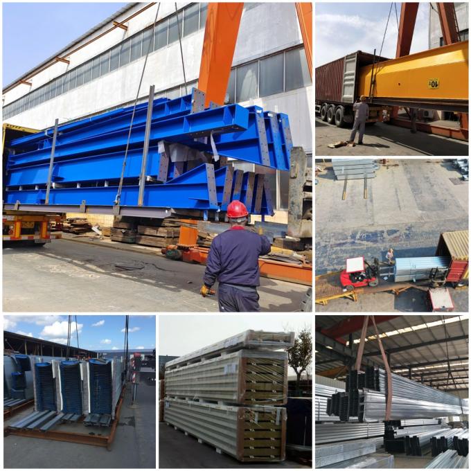 Konstrukcja stalowa Warsztat Przemysł Budownictwo Kolumna typu H Płatew typu C 4