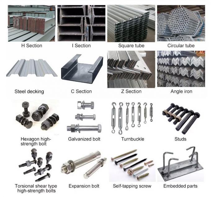 40 * 100 Siatka Stalowa konstrukcja Magazyn Budownictwo Niski koszt Korzyści 5